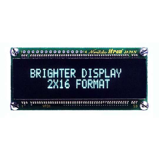 ISE Electronics CU165ECPB-11A VFD vacuum fluorescent display for