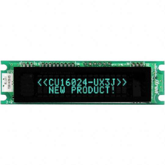 ISE Electronics CU165ECPB-11A VFD vacuum fluorescent display for