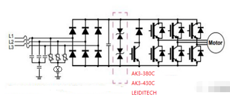 上海雷卯:变频驱动器VFD/ IGBT逆变器的过压保护6KV