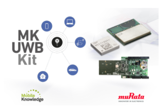Murata and MobileKnowledge partnership brings accurate UWB position detection modules to complete and powerful UWB development kits