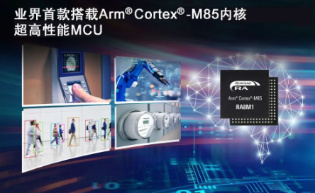 瑞萨电子全新超高性能产品，业界首款基于Arm® Cortex®-M85处理器的MCU