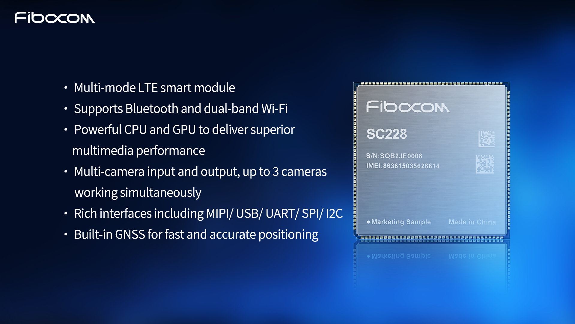 Fibocom Unveils 4G Premium Smart Module SC228 to Drive AIoT Applications in the Global Market