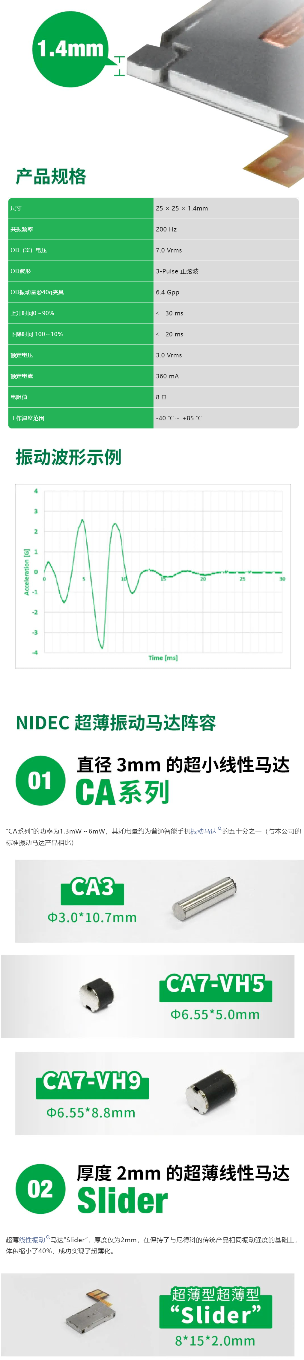 尼得科​助力数字终端薄型化，提高触觉反馈多样性