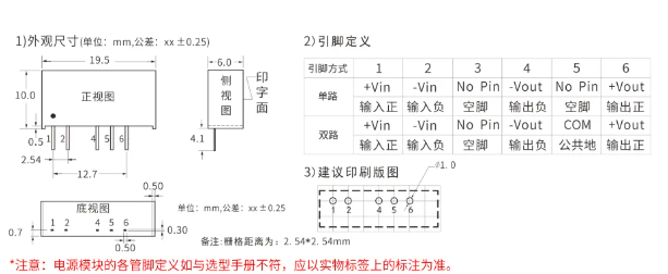 海凌科：1W DCDC电源模块 转换效率高达90%