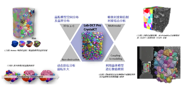 基于蔡司X射线显微镜的吸收衬度和衍射衬度成像技术