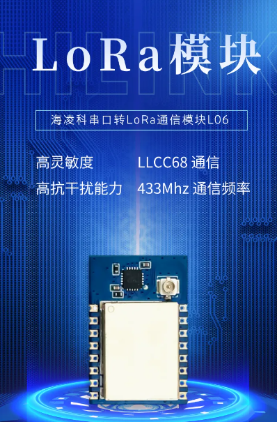 海凌科：LLCC68芯片LoRa模块 超低功耗超远距离超小体积