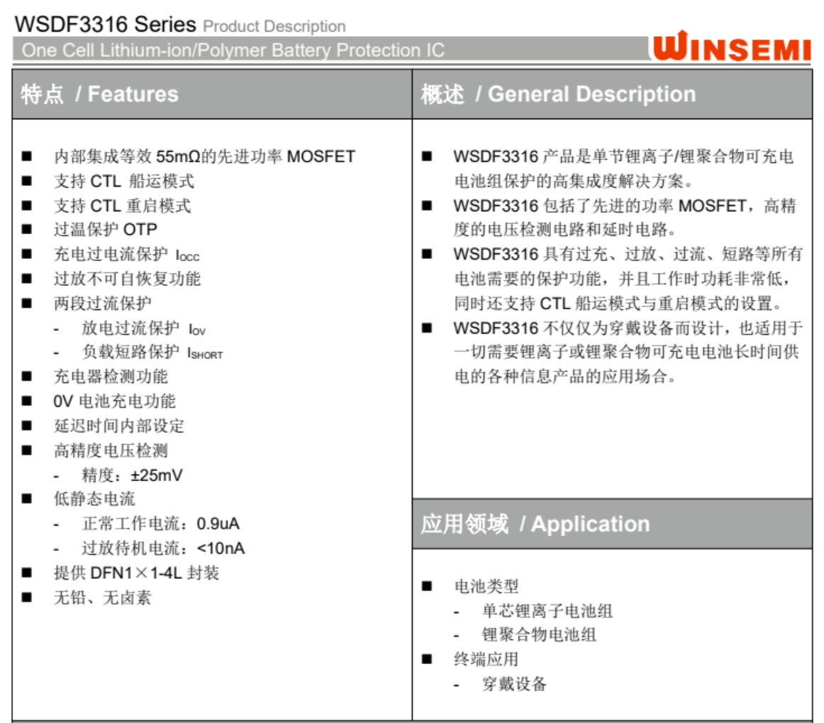 稳先微：9大品牌11款产品采用稳先微锂电保护IC