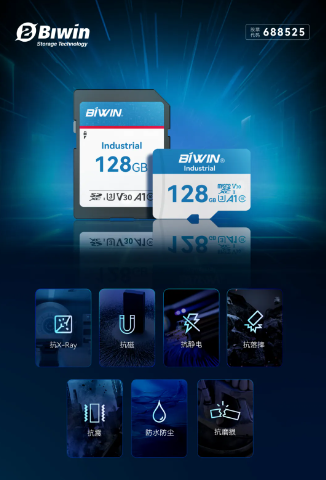 佰维存储推出工业级宽温SD Card & microSD Card，高效稳定录影不掉帧