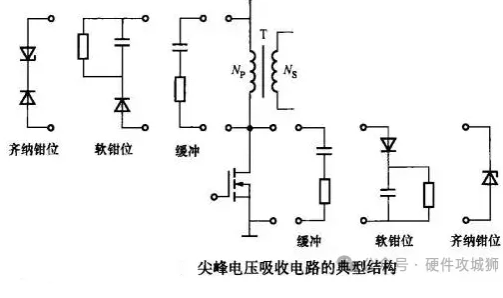 尖峰电压吸收电路