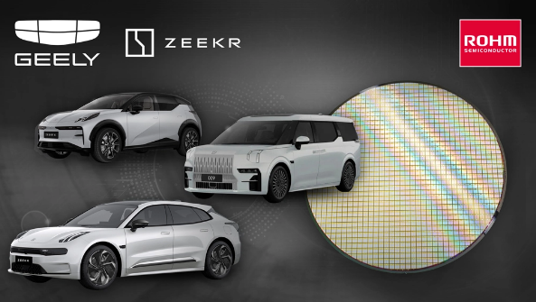 ROHM's 4th Generation SiC MOSFET Bare Chips Adopted in Three EV Models of ZEEKR from Geely