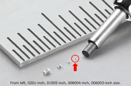  村田推出首款006003尺寸(0.16mm x 0.08mm)超小多层陶瓷电容器(MLCC)