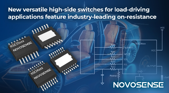 NOVOSENSE Launches Automotive-Grade High-Side Switches for Body Control Modules and Zone Control Units