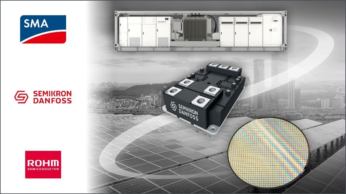 内置罗姆新型2kV SiC MOSFETs的赛米控丹佛斯模块被SMA的太阳能系统采用