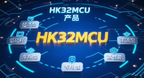 航顺HK32C207：64MHz高主频驱动，低功耗与高精度ADC双加持