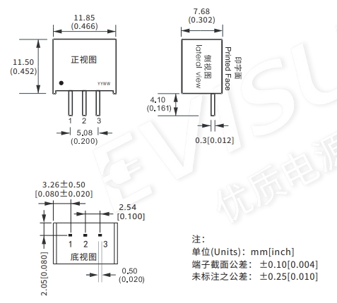 EVISUN易成电子DC-DC模块电源K78xxM-1000R3系列