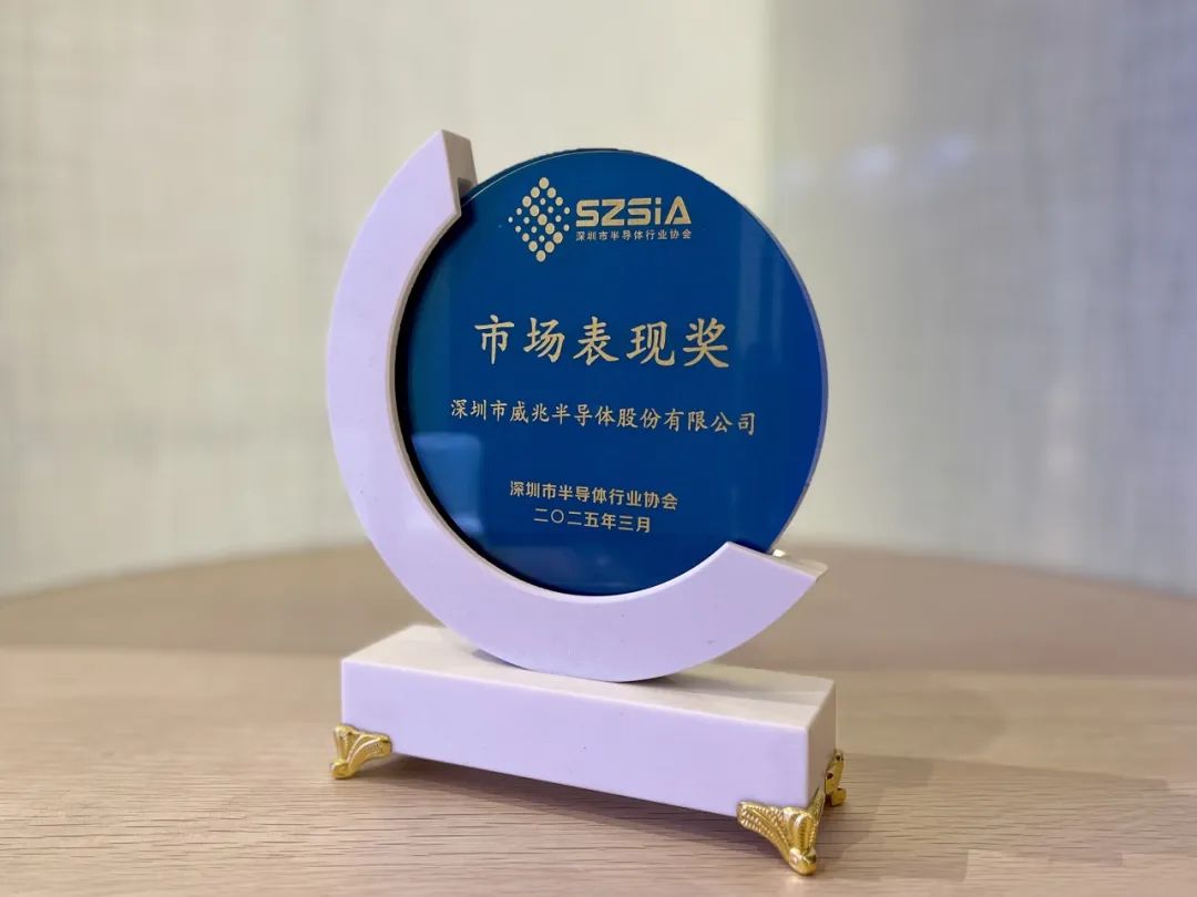 威兆半导体荣获2024年度“市场表现奖”