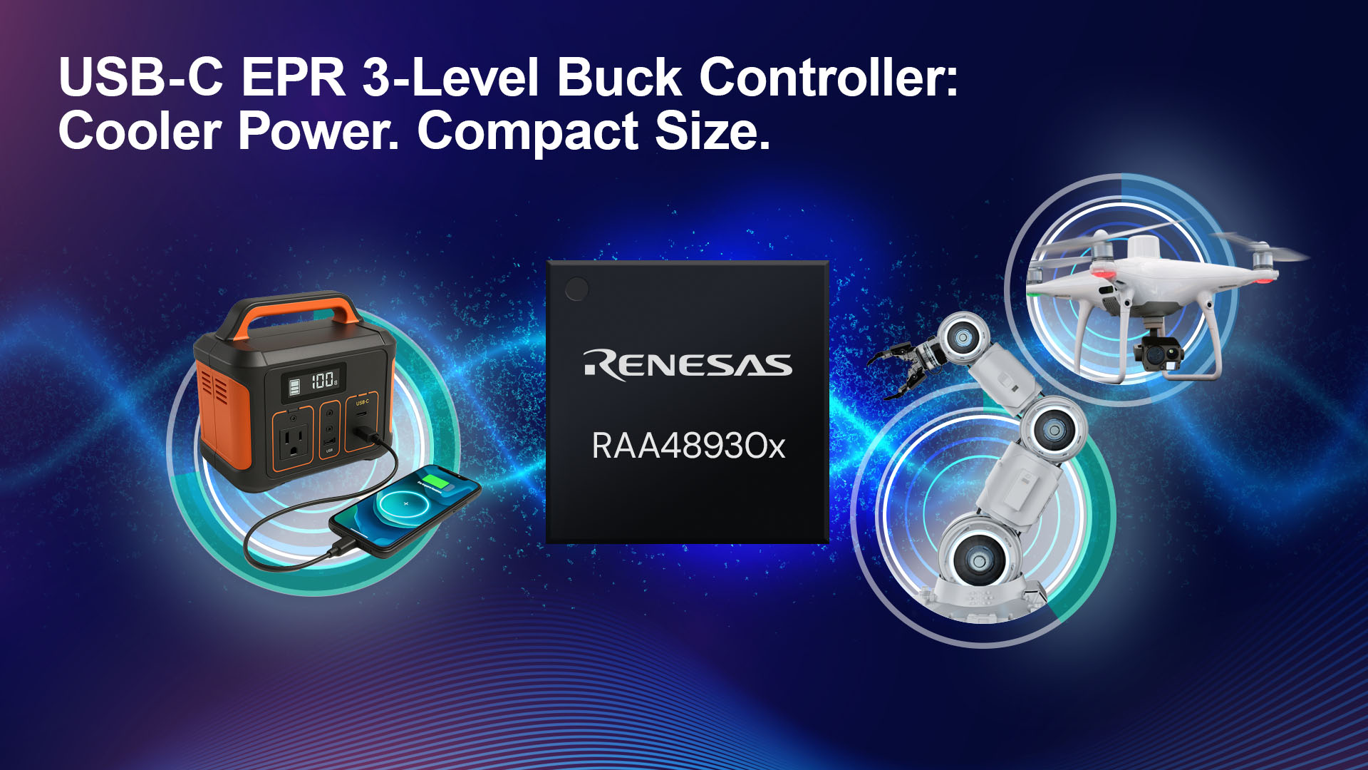 New Renesas USB-C Power Solution with Innovative Three-Level Topology Improves Performance and Reduces System Size
