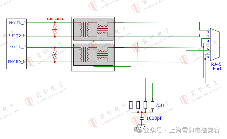 上海雷卯：工业网口防护方案：EtherCAT 协议的静电浪涌防护设计