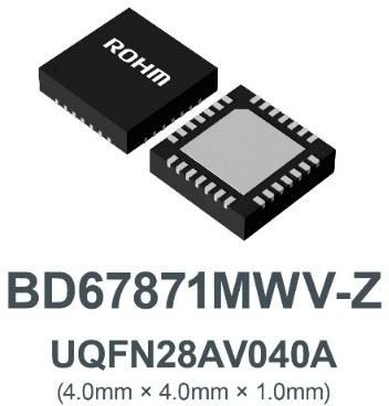 ROHM推出兼具低FET发热量和低EMI特性的三相无刷电机驱动器IC