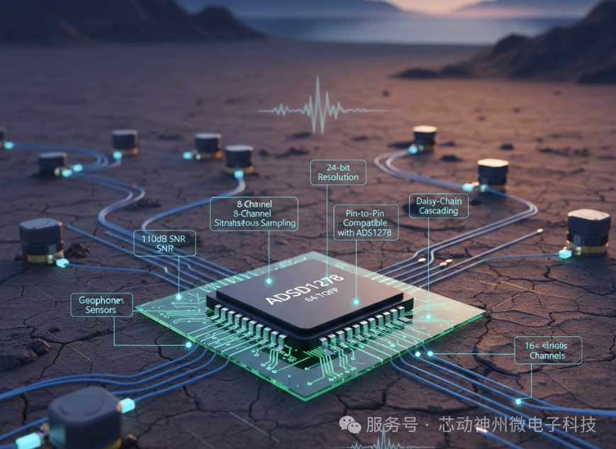 国产芯动力 | 芯动神州ADSD1278在超多通道地震勘探系统中的应用