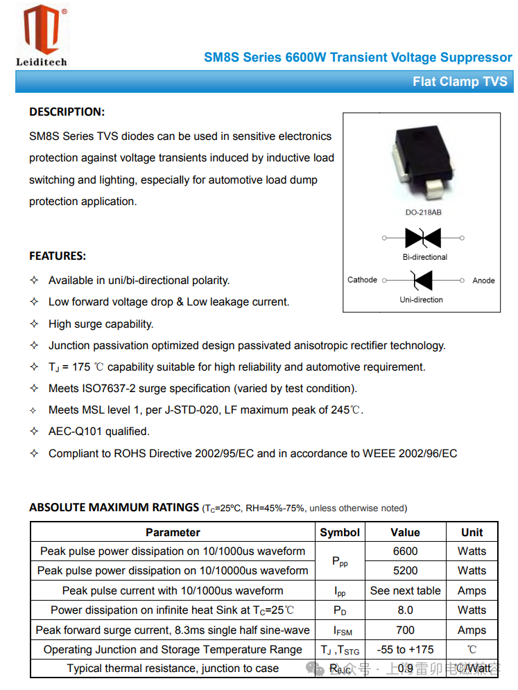 上海雷卯丨ISO 16750-2:2023 新标准解读｜汽车抛负载防护，车载电子的硬核 “防弹衣”