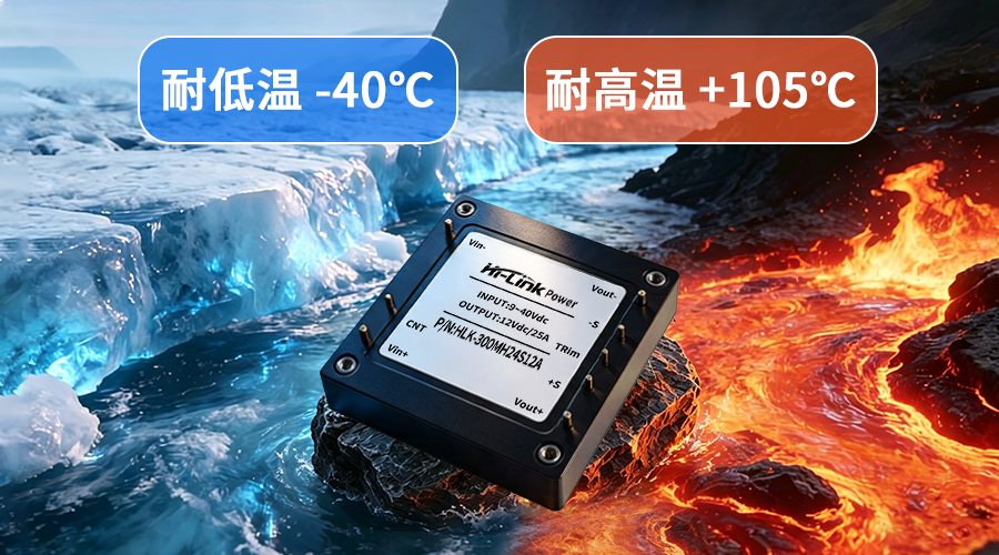 海凌科丨300W半砖DC-DC电源模块系列