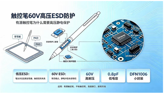 上海雷卯丨PAD和手写板触控笔之雷卯静电保护方案 上海雷卯丨PAD和手写板触控笔之雷卯静电保护方案