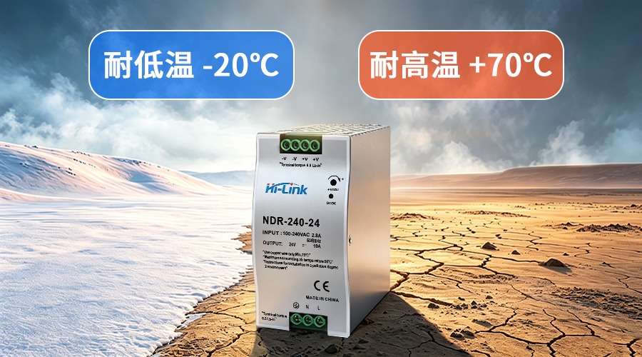 导轨电源怎么选？海凌科NDR四款功率一次讲清