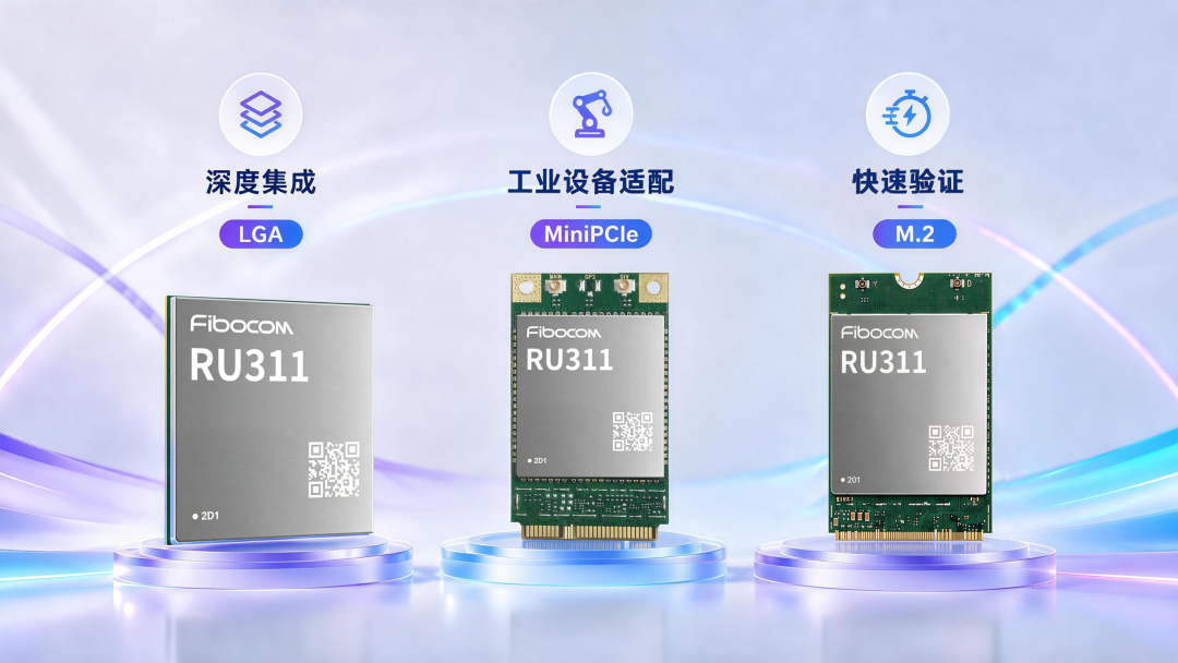 广和通推出RU311 5G RedCap模组,让中速终端更轻量接入5G 广和通推出RU311 5G RedCap模组,让中速终端更轻量接入5G