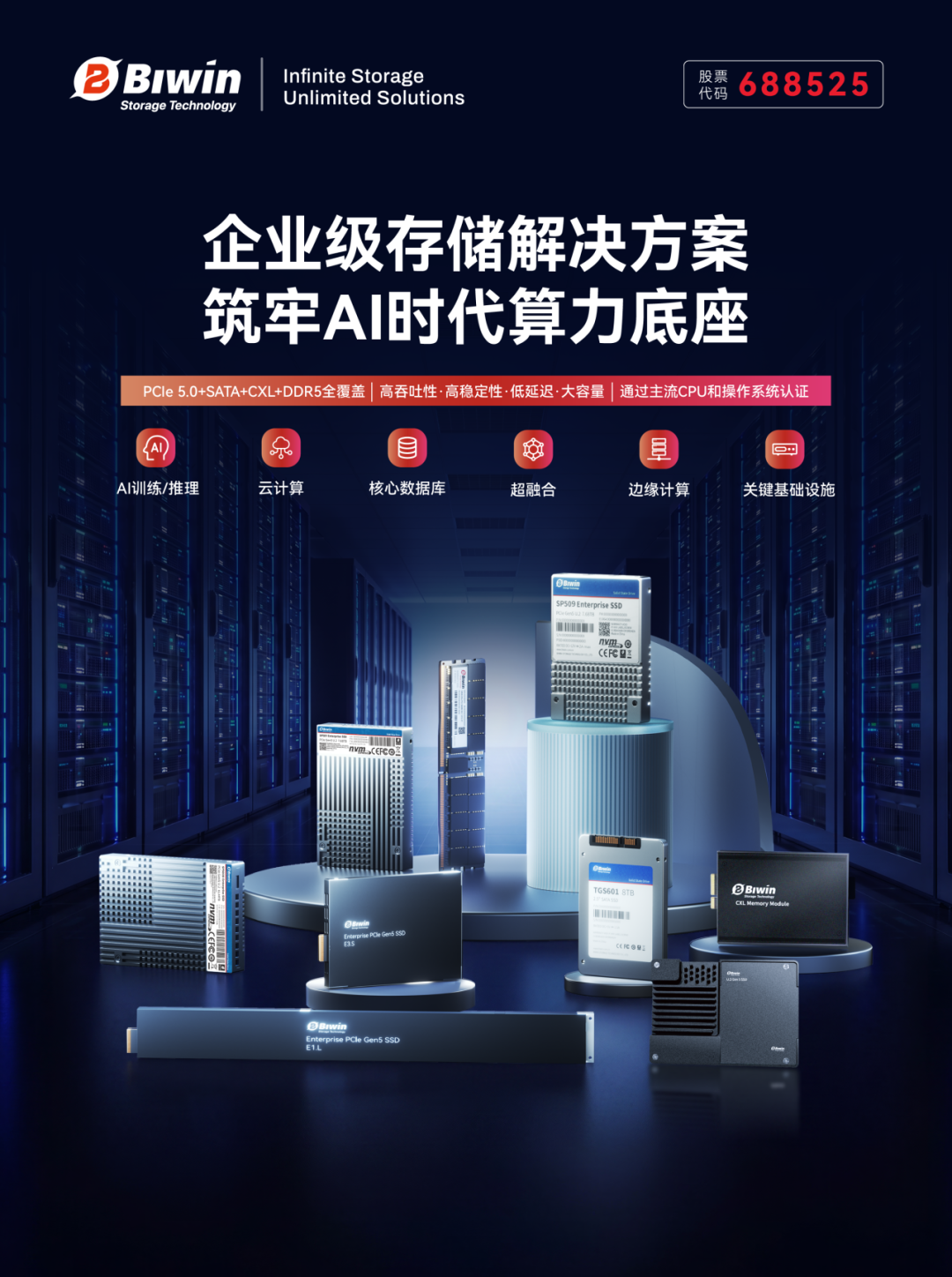 旗舰性能，为AI而生 | 佰维荣获2026FMW“年度企业级SSD旗舰性能奖”