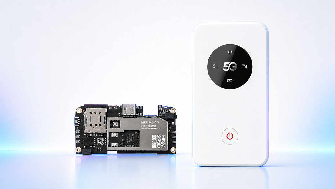 MiFi选型的轻量化新解：广和通推出超紧凑5G RedCap MiFi PCBA