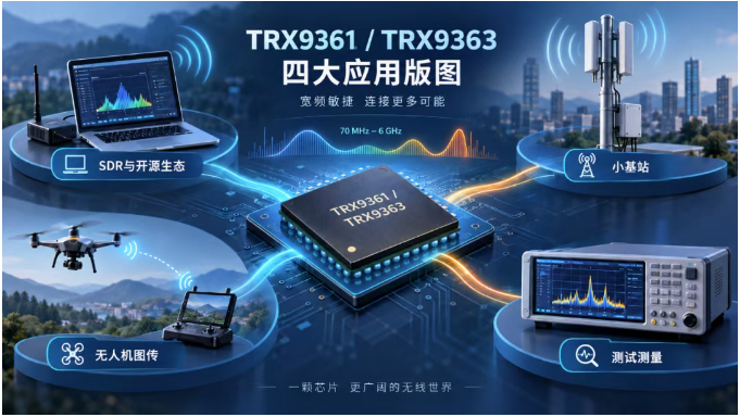 芯动神州丨TRX9361与TRX9363应用全景